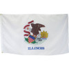 Valley Forge Flag State Flag Illinois 5' X 3'