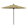 Fiberbuilt Lucaya Beige Marine Umbrella With Black Pole 9'