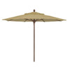 Fiberbuilt Riva Beige Acrylic Umbrella With Champagne Bronze Pole 11'