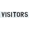 Hy-Ko "Visitors" Parking Lot Stencil, 12" Letters, 70 X 16"