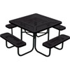Ultrasite Table 6-1/2' Perforated Metal Square - Black