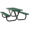 Ultrasite Table 6' Diamond Rally Metal Rectangular - Green