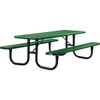 Ultrasite Table 6' Expanded Metal Rectangular - Green