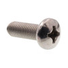 Machine Screws, Pan Hd, Phillips Dr, -28 , Ss, Package Of 10 9129919