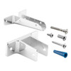 Sentry Wing Urinal Bracket, 1-1/4 In. X 6 In., Zamak, Chrm Plated, W/Fasteners 656-6947