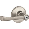 Schlage J Series Torino Entry Lever, Satin Nickel J54TOR