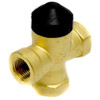 Siemens Valve Zone Valve Assembly 3 Way 1/2" Npt 120vac 2.5 Cv Linear Flow Brass 599-00231