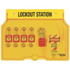 Master Lock Padlock Wall Station Hinged Cover 4-Lock 1482BP410