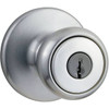 Kwikset Tylo Satin Chrome Keyed Entry Door Knob 94002-871
