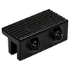 2 In. Door And Window Slide Lock (Black) (2-Pack) 900-17508B-2