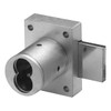 Olympus 1-1/4" Reversible Ic Door Lock Barrel, 1-1/8" Diameter, Satin Chrome 721DR US26D