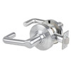 Schlage Grade 2 Passage Lock With Select Vandlgard, Tubular Lever, Satin Chrome ALX10 TLR 626