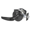 Schlage Grade 2 Entrance Lock With Select Vandlgard, Athens Lever, Matte Black ALX53P ATH 622