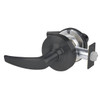 Schlage Grade 1 Passage Latch, Athens Lever, Non-Keyed, Matte Black ND10S ATH 622
