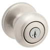 Kwikset Cove Satin Nickel Keyed Entry Door Knob With Smartkey Security 94002-925
