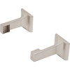 3/4" Concealed Screw Mount Towel Bar Brackets In Satin Nickel 820997