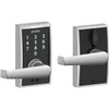 Schlage Century Style Touch Entry Elan Lever With Flex-Lock, Satin Chrome FE695 CEN 626 ELA