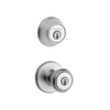 Kwikset Tylo Satin Chrome Keyed Entry Knob And Single Cylinder Deadbolt Combo 90780-080