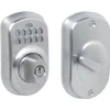 Schlage Plymouth Keypad Deadbolt With Turn-Lock, Satin Chrome BE365 PLY 626