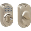 Schlage Plymouth Keypad Deadbolt With Turn-Lock, Satin Nickel U021834