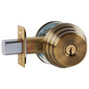 Arrow E Series  Single Cylinder Deadbolt, A Keyway, Antique Brass