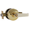 Arrow Rl Series A Keyway Storeroom Function Cylindrical Lockset (Bright Brass)