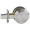 Arrow E Series  Exit Thumbturn With Rose, 2-3/8 Backset, Bright Chrome