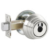 Arrow E Series Grade 2 Double Cylinder Deadbolt, Less Core, Bright Chrome