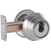 Arrow E Series Grade 2 Single Cylinder Deadbolt, Less Core, Bright Chrome
