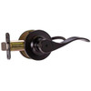 Design House Springdale Matte Black Privacy Bed/Bath Door Lever