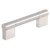 Richelieu Center-To-Center Brushed Nickel Contemporary Drawer Pull 96 Mm