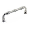 Richelieu Center-To-Center Brushed Nickel Traditional Drawer Pull 96 Mm