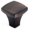 Richelieu Expression Transitional Square Knob Brushed Oil-Rubbed Bronze Metal