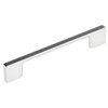 Richelieu Contemporary Metal Pull, 5 1/32 In 128 Mm Chrome