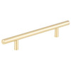 Richelieu Contemporary Steel Pull, 5 1/32 In 128 Mm Satin Brass