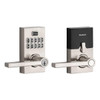 Kwikset Smartcode Satin Nickel Electronic Deadbolt With Lever And Smartkey Security