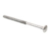 Carriage Bolts, A307 Grade A Hot Dip Galvan Steel, Package Of 10