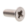 Machine Screws , Flat Head/Phillips Drive , M8-1.25 X 20mm , Ss , Package Of 10