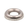 Finishing Washers, Countersunk, #12, Ss, Package Of 100