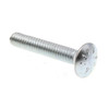 Carriage Bolts, A307 Grade A Zinc, Package Of 100.