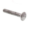 Carriage Bolts, 18, A307 Grade A Hot Dip Galvan Steel, Package Of 25