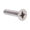Mach, Flat Head, Phillips , Ss, Package Of 10