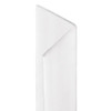 Mp10066 Corner Shield W/tape, Vinyl Construction, White, 5 Pack