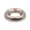 Finishing Washers, Countersunk, #14, Ss, Package Of 25