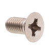 Mach, Flat Head, Phillips , M8- 16mm, Ss, Package Of 10