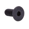 Socket Cap Screws, Flat Head, Allen , 8 In, Black, Package Of 25.