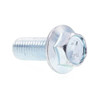 Flange Bolts, Class 8.8, M12-1.75 X 30mm, Zinc, Package Of 25