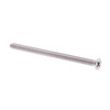 Machine Screws, Flat Hd, Phillips Dr, #8, Ss, Package Of 25