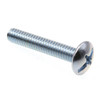 Machine Screws, Truss Hd, Phil/ Slot Com, Zinc, Package Of 100