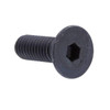 Socket Cap Screws, Flat Hd, Hexdr, Black , Package Of 25
